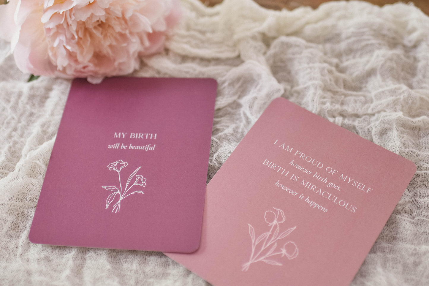 Natural Birth Affirmations - Mantras for Moms