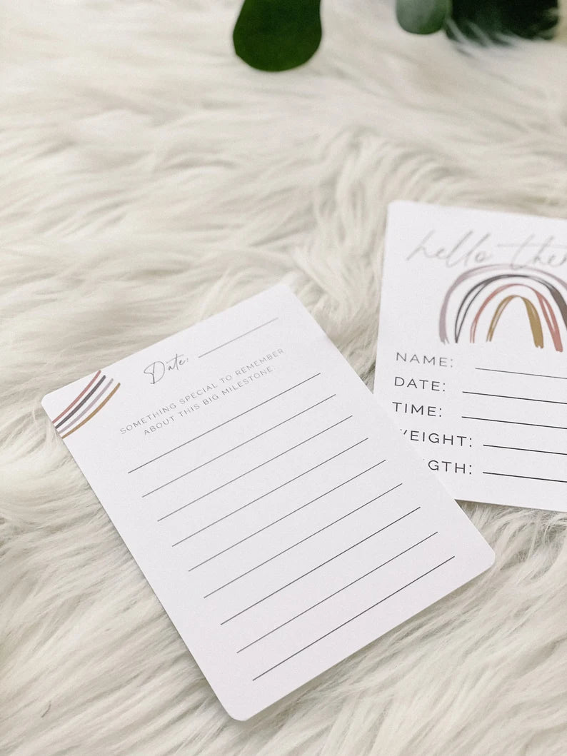 Baby's First Milestones Keepsake