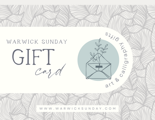 Warwick Sunday Gift Card
